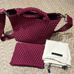 Naghedi St. Barth’s small tote: Bordeaux